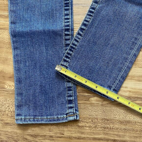 TRUE RELIGION NWT 26 Low Rise Skinny Gold Arrow Denim Big T Jeans Stretch Y2K - Picture 15 of 16